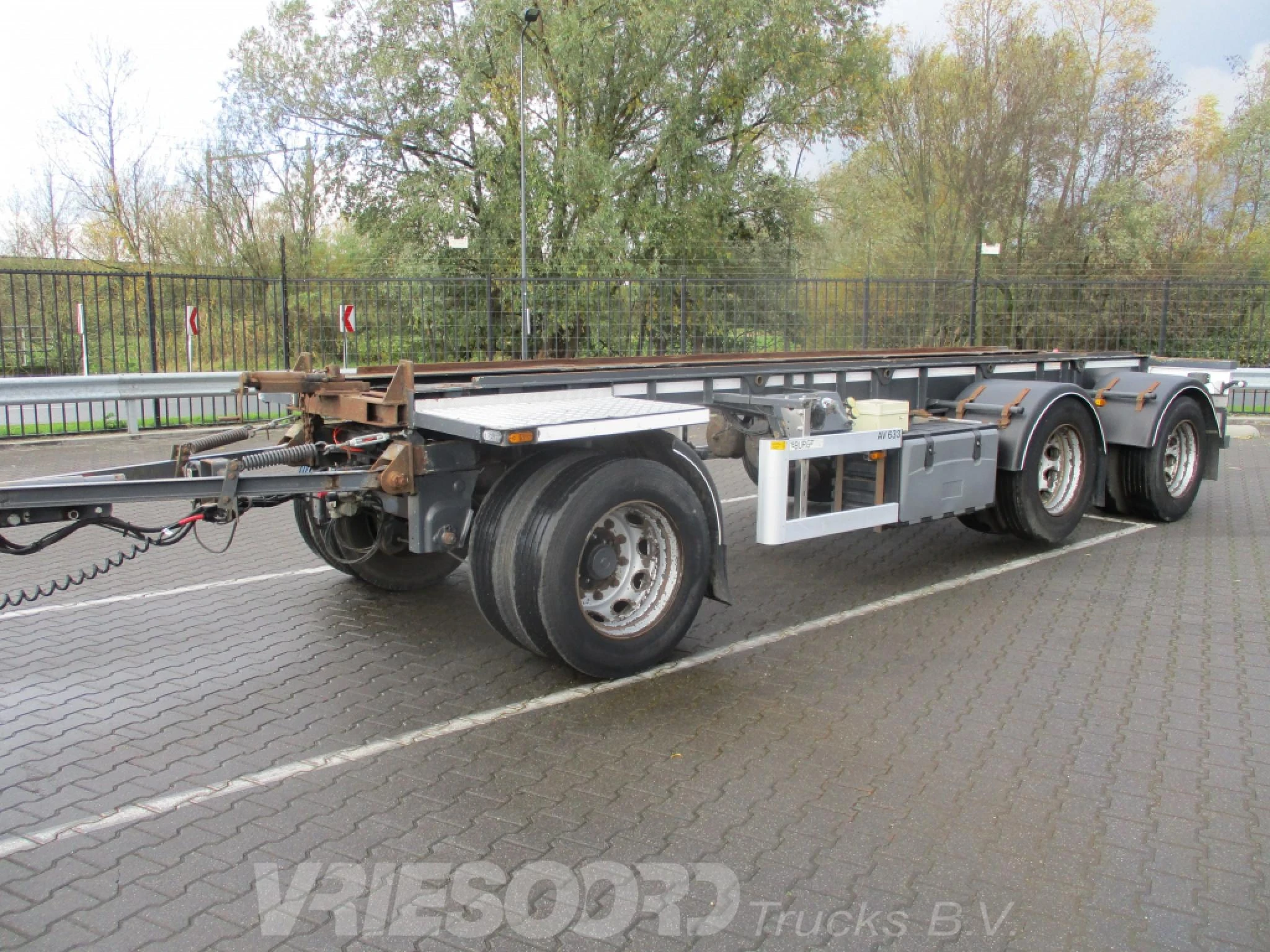 Burg container aanhangwagen 2010 afbeelding 1
