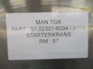 MAN TGX - 51.02301-6094/9094 Starterkrans euro 6 afbeelding 3 miniatuur
