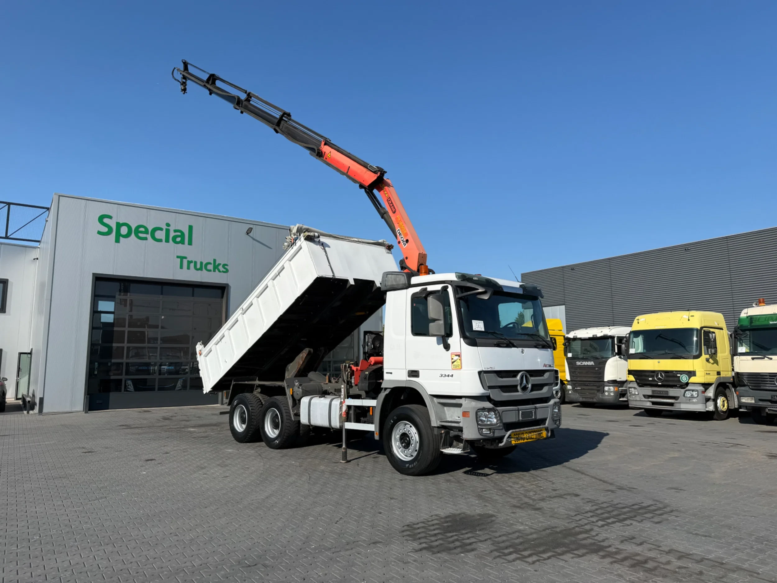 Mercedes-Benz Actros 2009 - 3344 6x4 / EPS / Euro 5 / Palfinger PK 16502 C / RC Kipper afbeelding 2