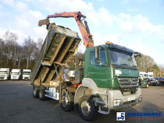Mercedes-Benz Axor 3236 8x4 RHD tipper + Hiab 1283 DK-2 Duo 2009 imagen 2 miniatura