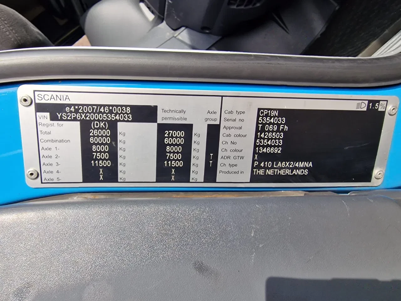 Scania P 2014 - P410 6x2/4 - Full air - Navi - Fridge - Euro imagem 27
