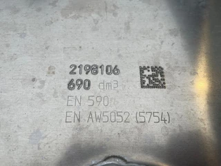 DAF N/A 2024 - 2198106 BRANDSTOFTANK 690 LTR (199.5X67.5X58 CM) изображение 2