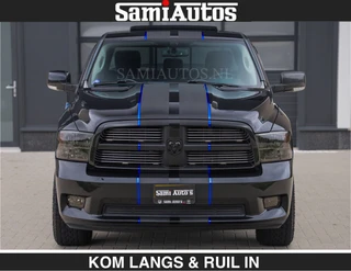 Dodge Ram Pick-Up 2011 - BLACK ON BLACK | 5.7 V8 HEMI | SPORT | STOER EN LEUKE RAM | DC | 4X4 | STRIPING zdjęcie 2 miniatura