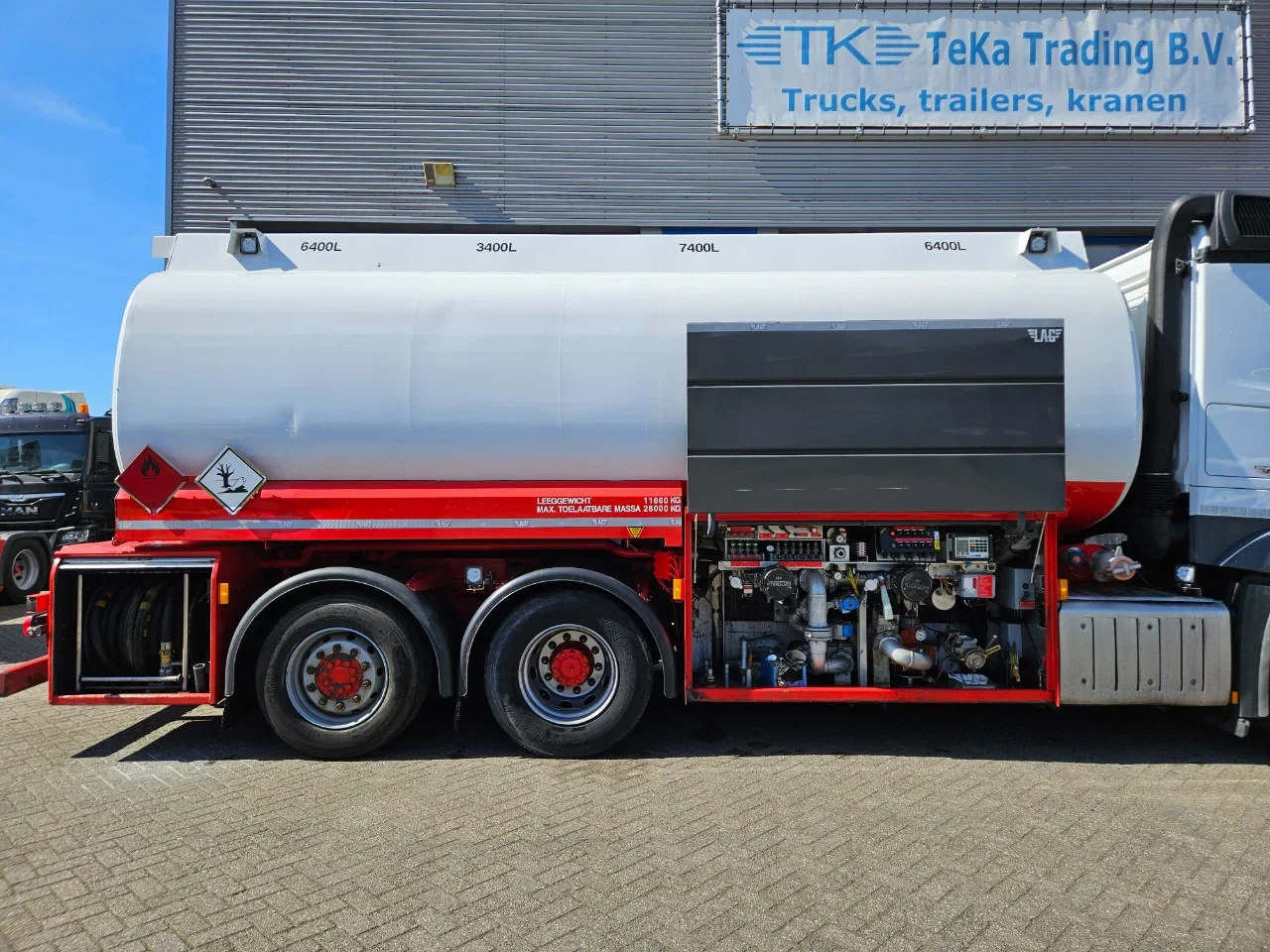 Mercedes-Benz Actros 2012 - 2842 6x2 ADR LAG 22.000 Liter 4 Comp. Apk imagen 10