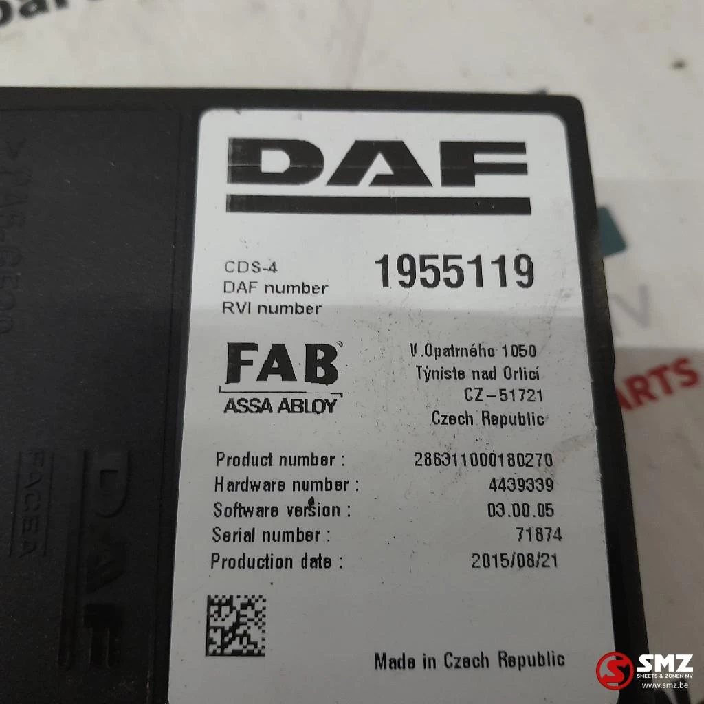 DAF 2015 - Occ ECU CDS4 regeleenheid DAF zdjęcie 5
