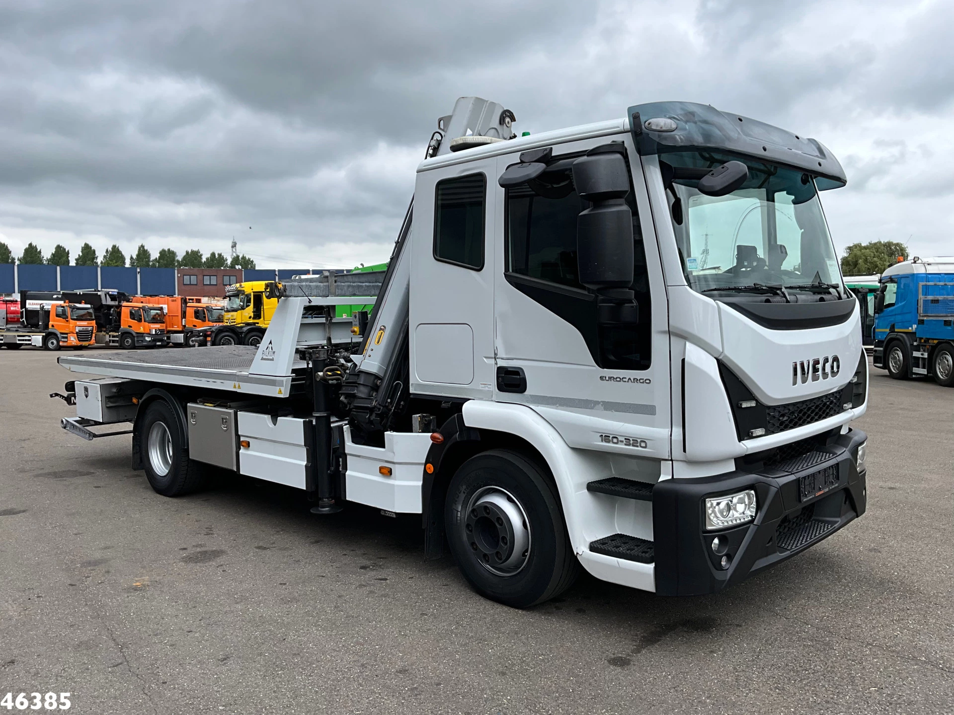 Iveco Eurocargo 2020 - ML160E32 Euro 6 Falkom Abschlepp + Palfinger 19 Tonmeter laadkraan afbeelding 9