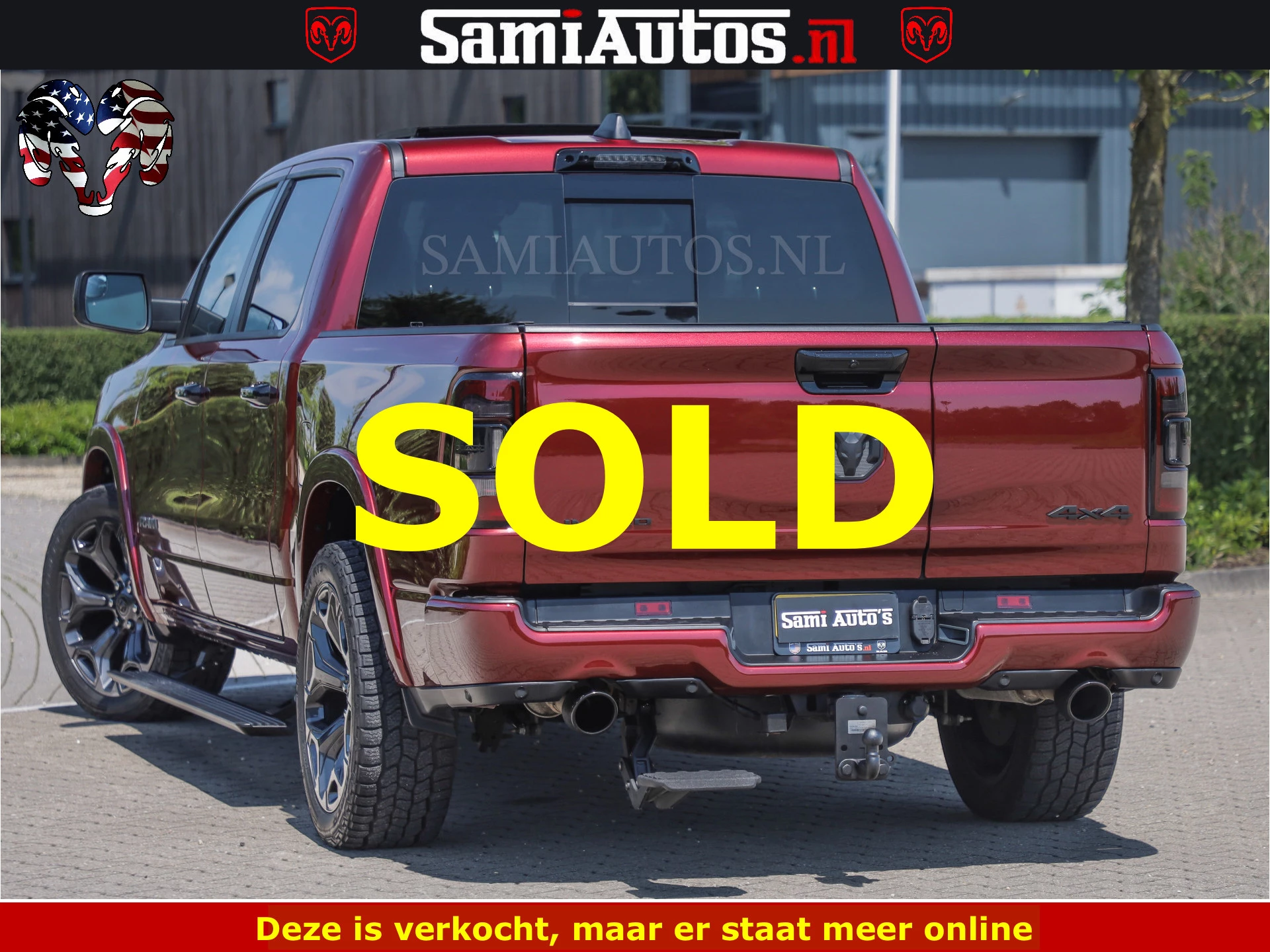 Dodge Ram Pick-Up 2024 - DELMONICO | LIMITED NIGHT 5.7 V8 | BOM VOL | HUD | LUCHTVERING | MEEST LUXE DUBBELE CABINE | 5 PERSOONS | obrázek 33