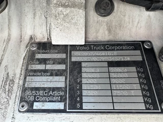 Volvo FH 2021 - 6X2 EURO 6 LIFTAS + DRACO TRAILER + DHOLLANDIA LIFT COMPLETE afbeelding 18