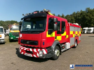 Volvo FL280 4X2 RHD crewcab fire engine + pump & watertank 2009 en venta