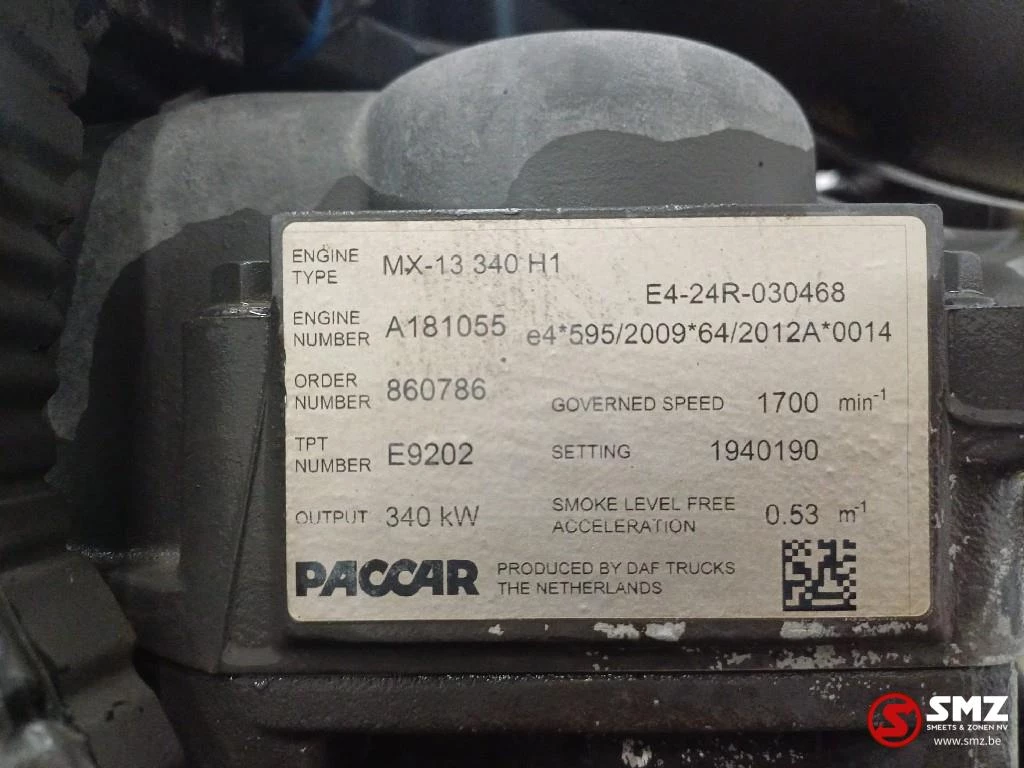 DAF 2014 - Occ motor MX13 340KW DAF immagine 5