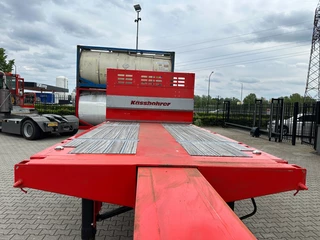 KAESSBOHRER N/A 2026 - new and unused Heavy-Duty flatbed / 690cm extendable / steering axle / lift axle / twistlocks / timberstakes / NL-trailer / APK: 04-2027 imagem 16