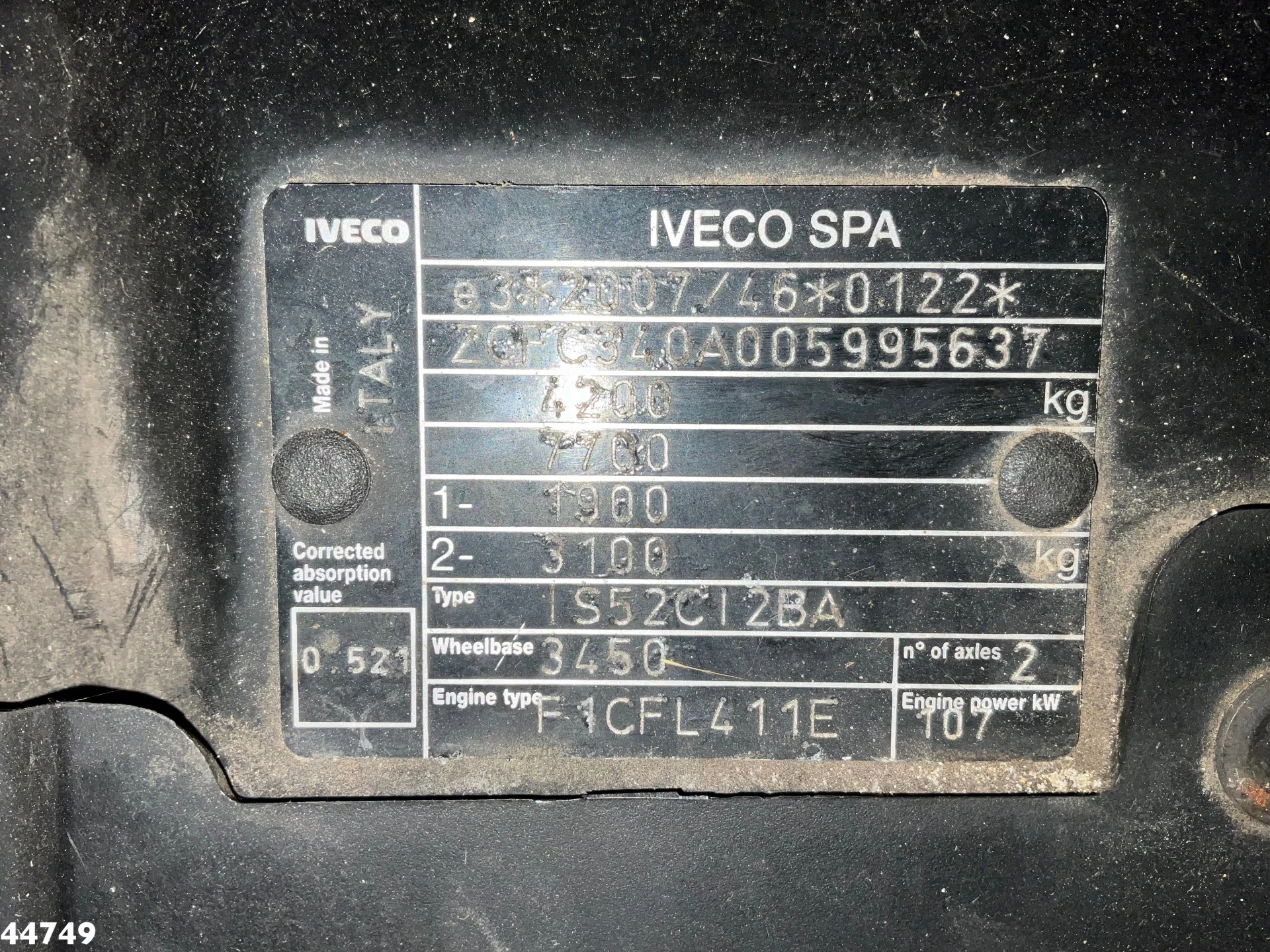 Iveco Daily 2014 - 40C15 Euro 6 Terberg zijlader afbeelding 21