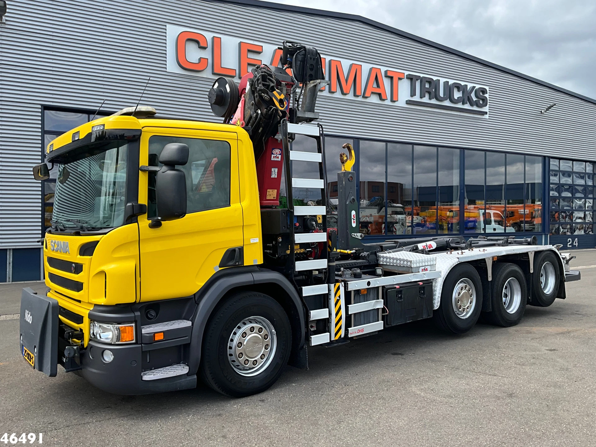 Scania P 2017 - 450 Euro 6 HMF 21 Tonmeter laadkraan Bild 3