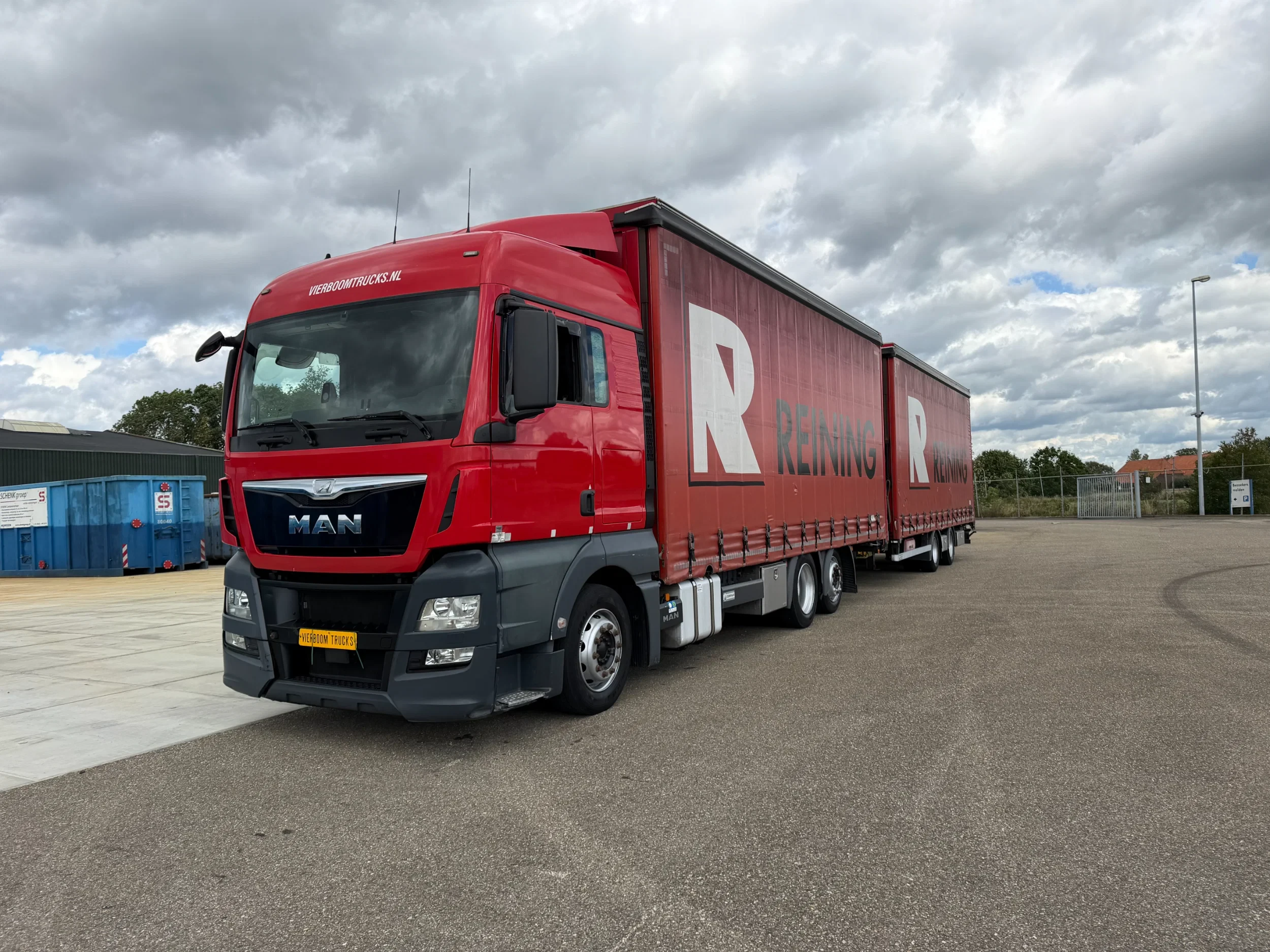 MAN TGX 2016 - 24.400 TGX 24.400 6X2 Komplett mit 2016 Anhanger 115m3 / Smart Tacho / No Errors afbeelding 1