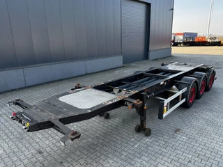 Burg N/A 2008 - 20FT/3-axles, SAF INTRADISC, ADR (EXII, EXII, FL, AT), 2x LIFTAXLE, NL-Chassis image 2