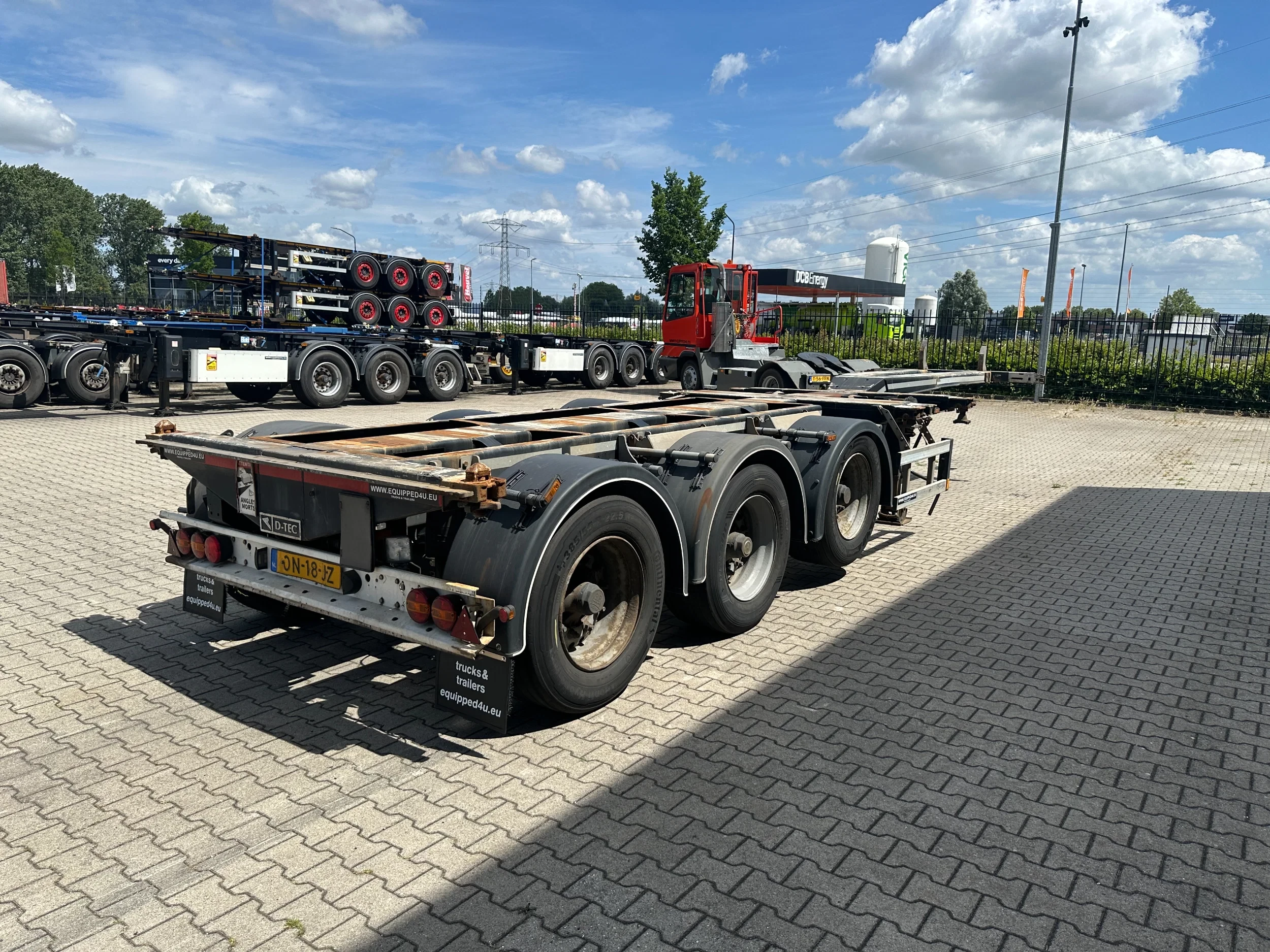 D-TEC 2014 - FLEXITRAILER / 45FT HC MULTI / BPW + drumbrakes / liftaxle / NL / APK 09-2026 afbeelding 10