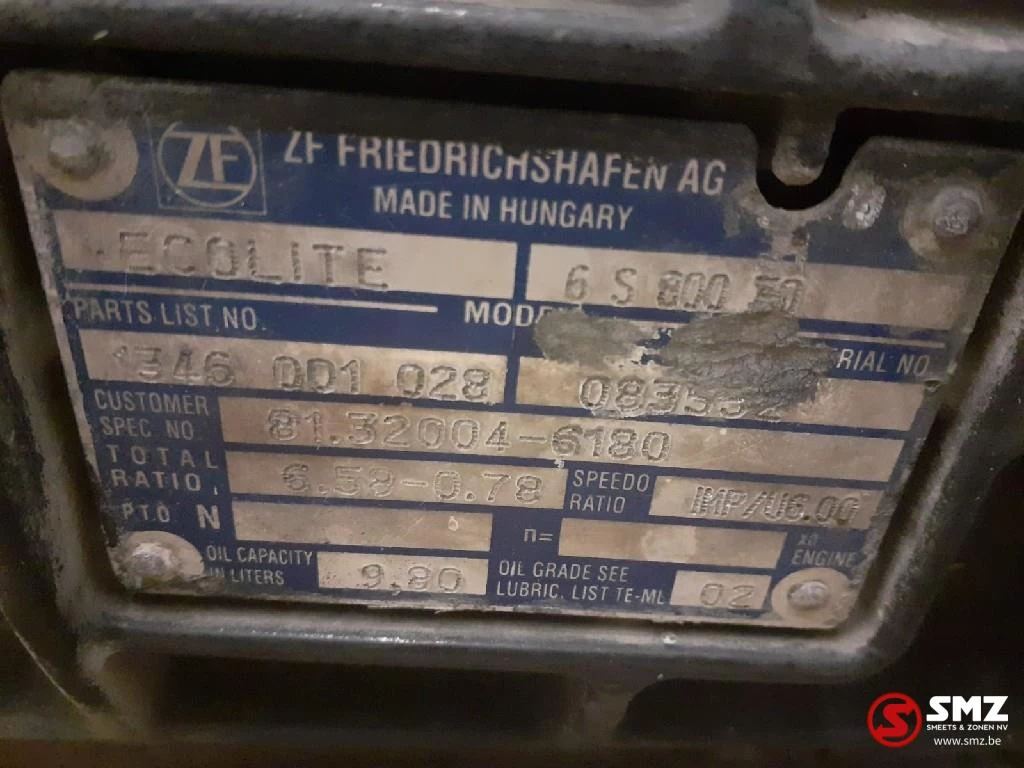 MAN - Occ versnellingsbak MAN 6S800TO - hersteld image 5