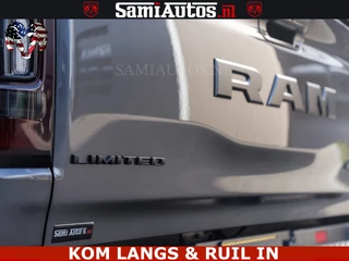 Dodge Ram Pick-Up 2023 - LIMITED NIGHT 5.7 V8 402PK | HUD | 4PL WHEELS | LUCHTVERING |OPEN UILAAT KLEP | BOM VOL | GRANITE CRYSTAL | DC | obrazek 63