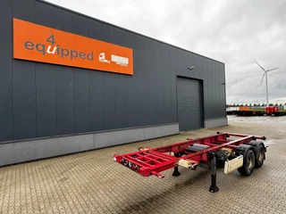 Krone N/A 2009 - 2-assig 20FT chassis, BPW + trommel, luchtvering, leeggewicht: 3.180kg image 2