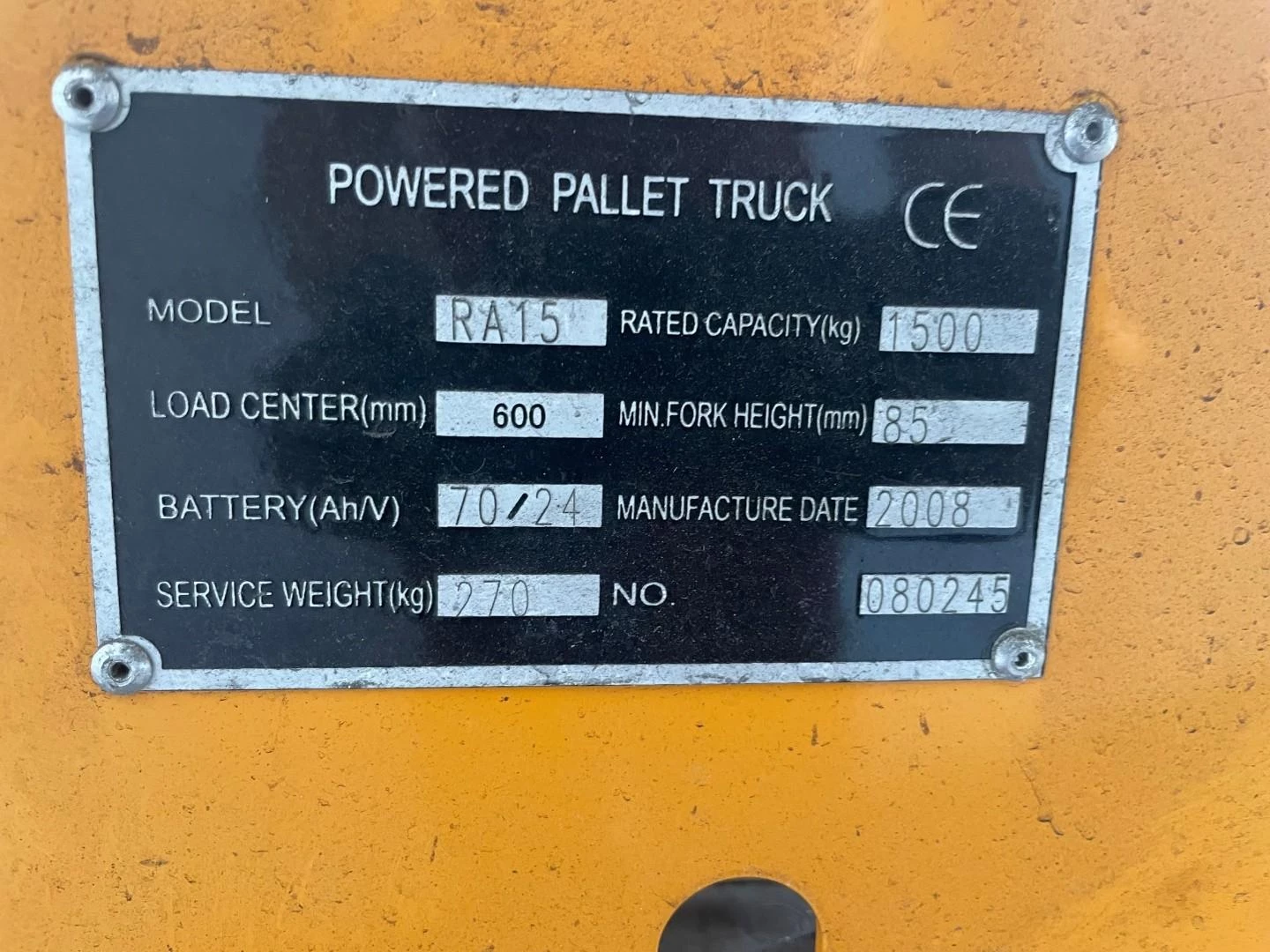 Unbranded RA15 1500 Kg 2008 afbeelding 9