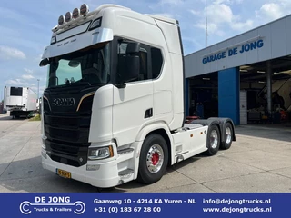 Scania R 2018 - R580 V8 NGS / 6x2 Boogie Lift / Retarder / Full Air / Leather Interior te koop