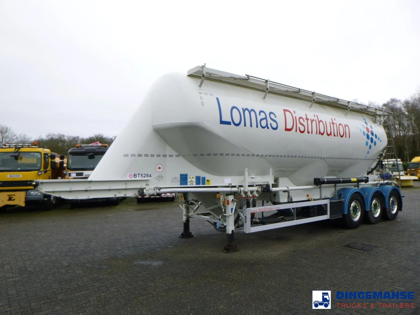 Feldbinder Powder tank alu 50 m3 / 1 comp 2016 imagen 1
