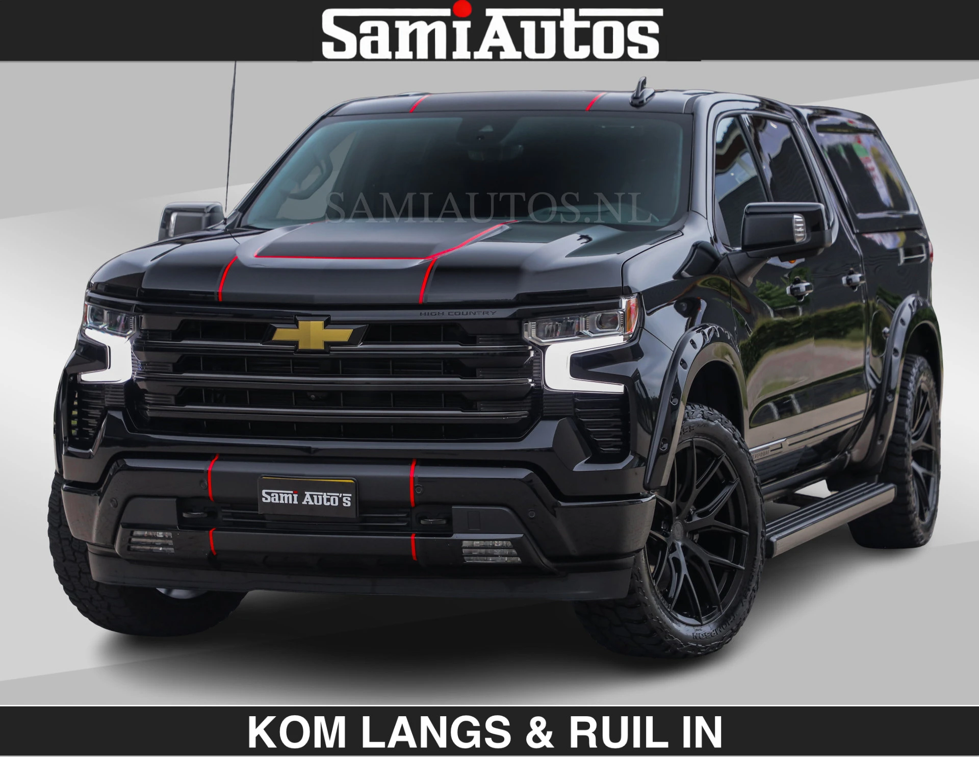 Chevrolet Silverado 2024 - BEAST | HULK PACK | 6.2 V8 426PK | HUIF | BLACK OPS | BOM VOL | GARANTIE TOT 24-01-2028 | DC 5 PERSOONS | afbeelding 1