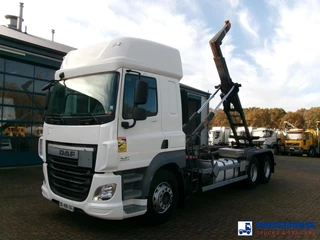 DAF CF 460 6x2 Euro 6 Hyva container hook 20 t 2014 на продажу