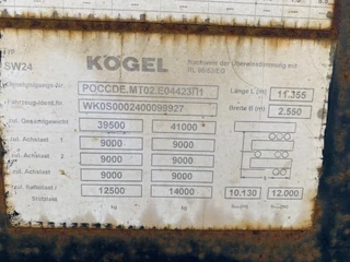 Kögel SW24 2010 - SW24 Container Chassis / 2x Extendable / BPW + Drum zdjecie 9