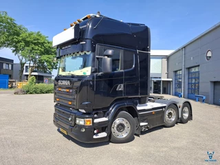 Scania R 2014 - R580 V8 / NL TRUCK / RETARDER / DOUBLE TANK / LIFT+LENKACHSE / TUV:09-09-2026 / LEATHER / XENON / FRIDGE / AUTOMATIC / EURO-6 / 2014 te koop