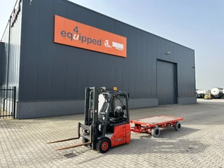 Linde N/A 2014 - E12-01 / SIDE SHIFT / DUPLEX + 2016 MAFI double steered draw bar trailers zdjecie 1