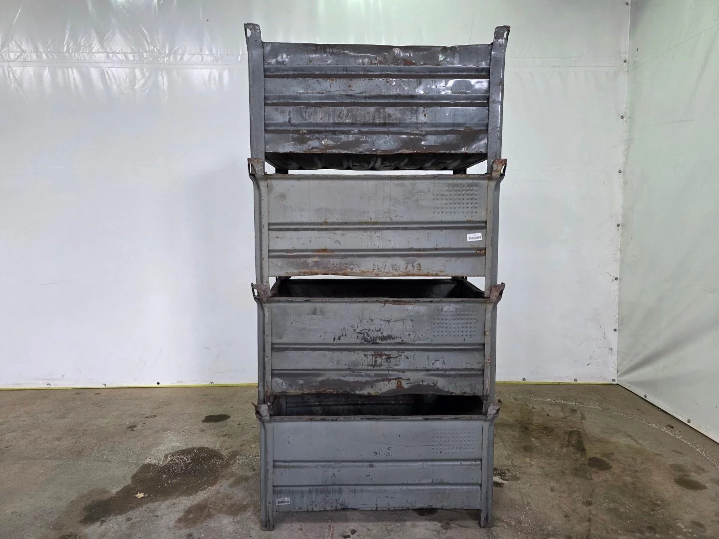 Unbranded Steel Stacking Bins 2019 afbeelding 1