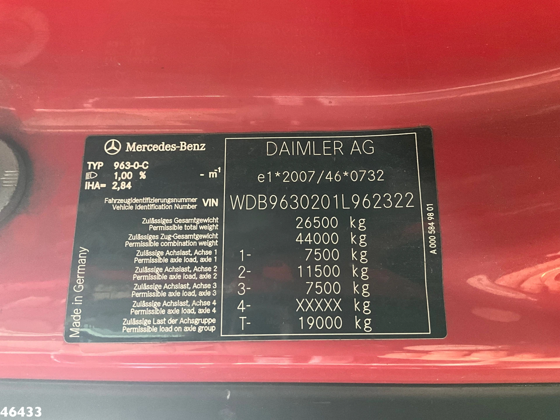Mercedes-Benz Antos 2532 Euro 6 Geesink 22m³ 2015 imagen 21