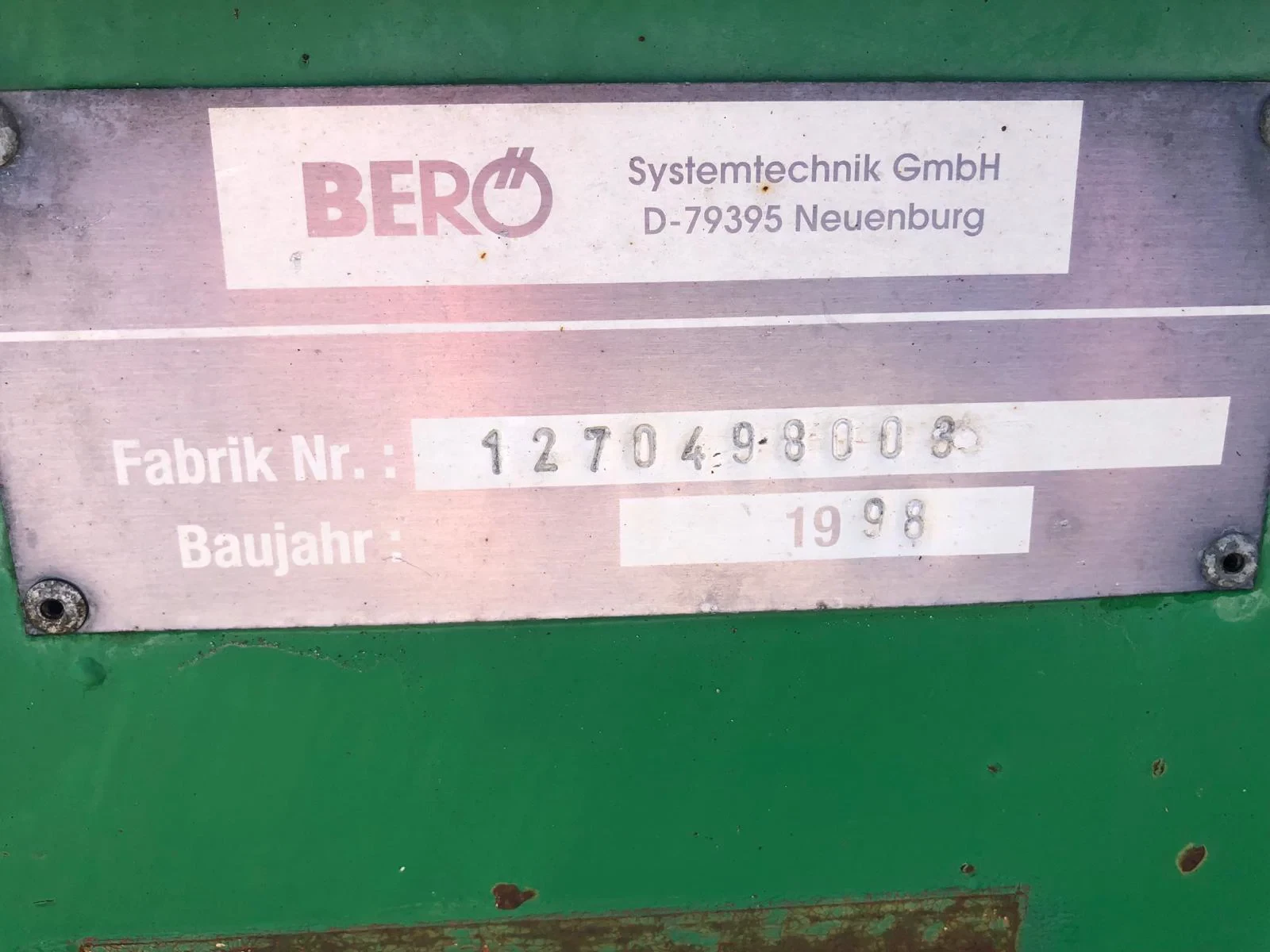 BERO 127 1998 - BERO Type 127 Wipkar met Silolifter t.b.v.Plaatsen en /of transport van Silo's WV-23-PF afbeelding 16