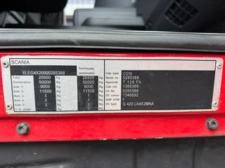 Scania G 2012 - G420, Retarder, PTO ( Walking Floor- Kipper ) 9.0 Ton Front axle afbeelding 22