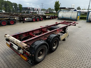 Krone N/A 2009 - 2-axle 20FT chassis, BPW + drumbrakes, airsuspension, empty weight: 3.180kg, 2x available imagen 3