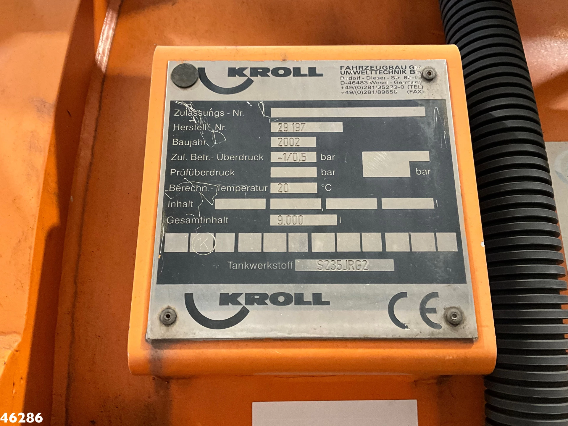 MAN 26.314 Kroll kolkenzuiger 9m³ Just 185.429 km! 2002 obrázek 28