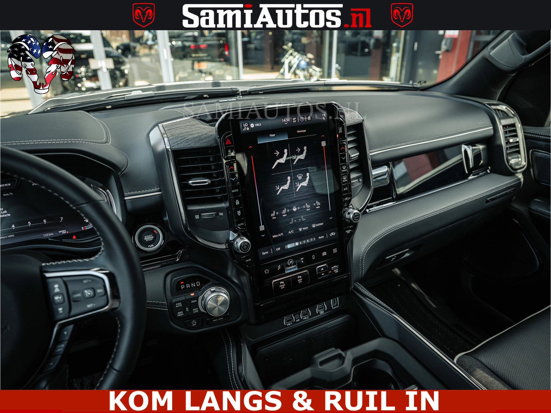 Dodge Ram Pick-Up 2024 - HULK Pack | Limited Night H.O 540HP 706Nm | Massage + Full Option | De Meest Luxe en Volle in zijn Klasse | Hulk Pack is meer prijs | Bild 59