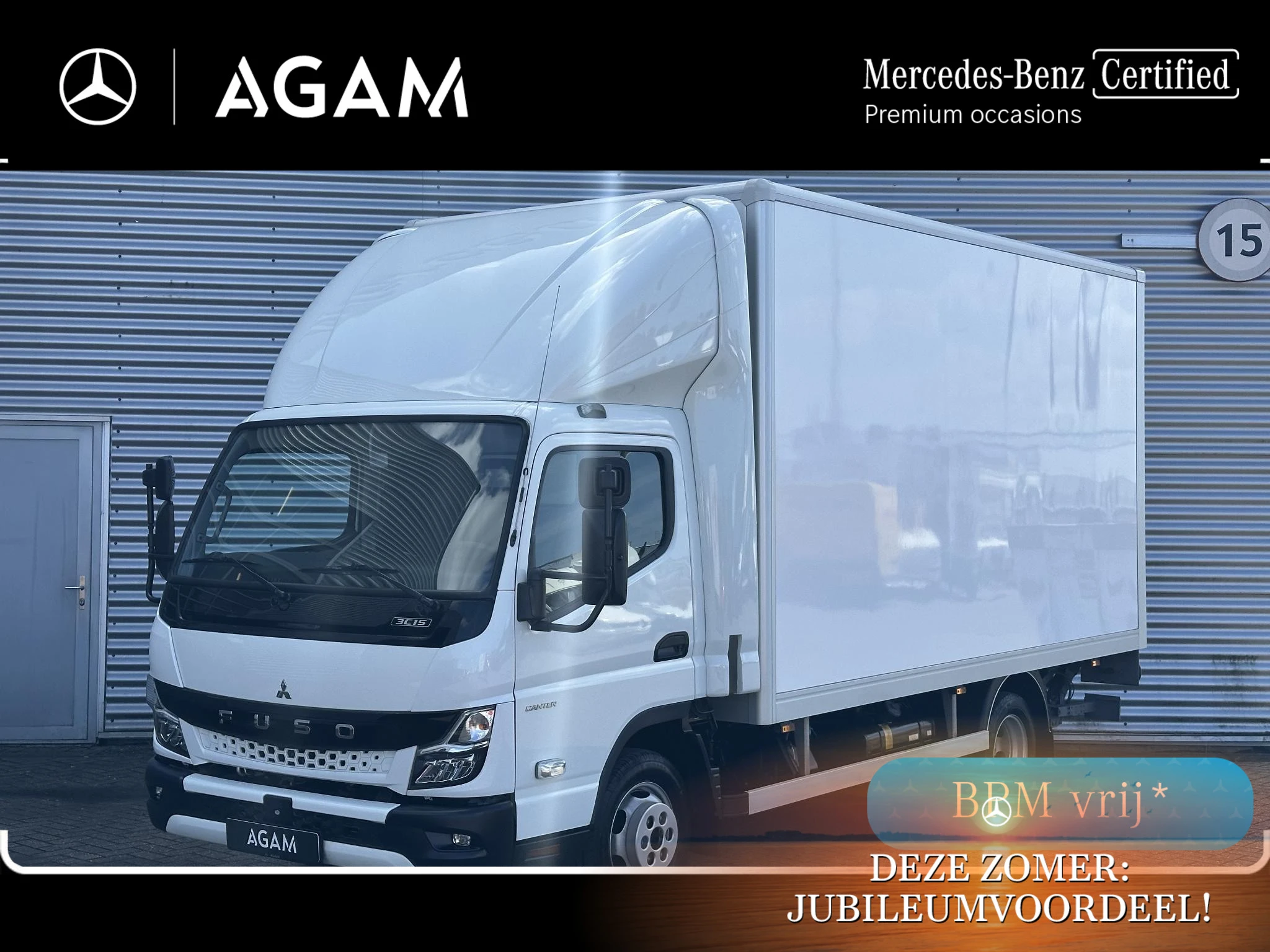FUSO Canter 2024 - 3C15 Bakwagen-Laadklep afbeelding 1