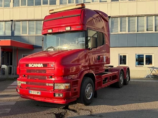 Scania T 2004 - T164-480 V8 6X4 + RETARDER - FULL STEEL SUSP. - BIG AXLES - EURO 3 te koop