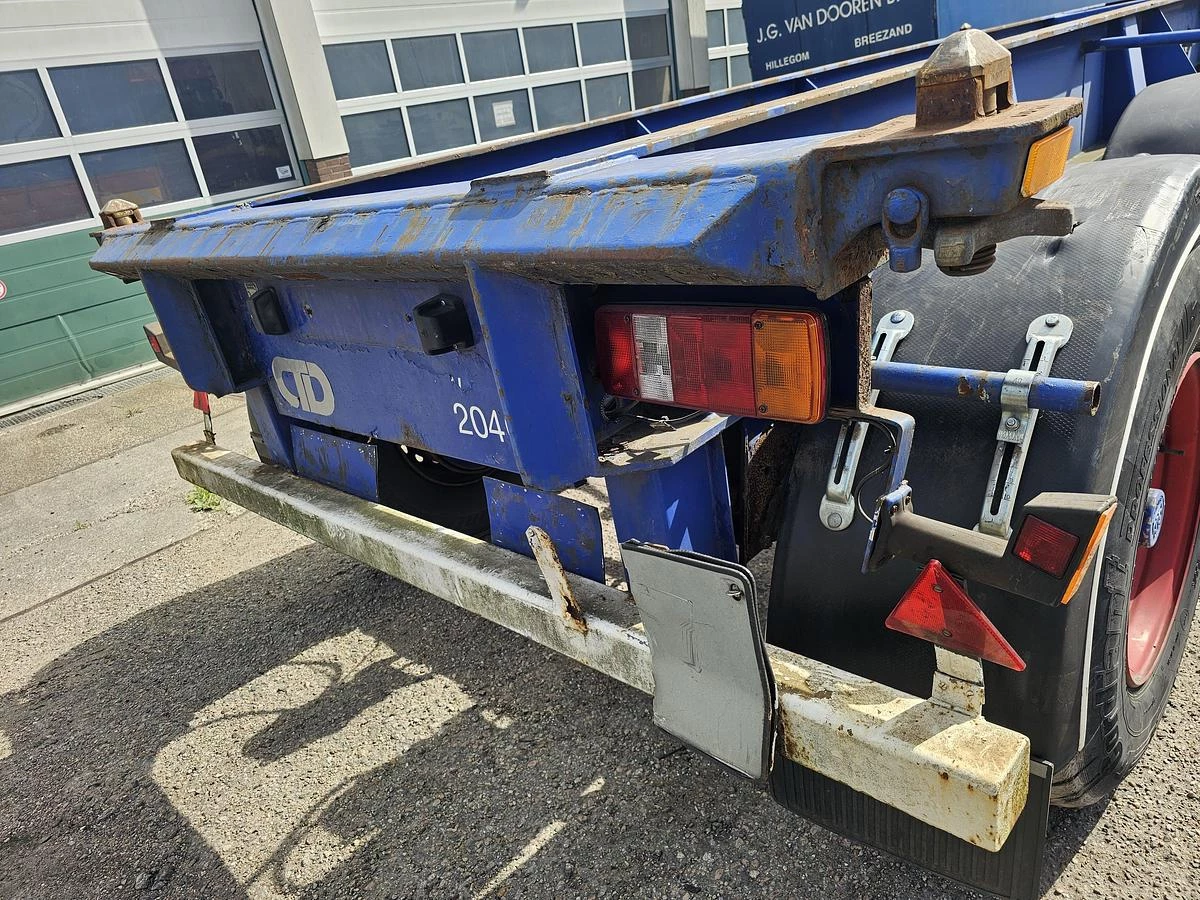 MKF METALLBAU CS 20 -20 FOOT- CONTAINER CHASSIS -HEAVY DUTY- BPW DRUM -STEEL SUSPENSION- GOOD QUALITY. 2007 obrázek 14