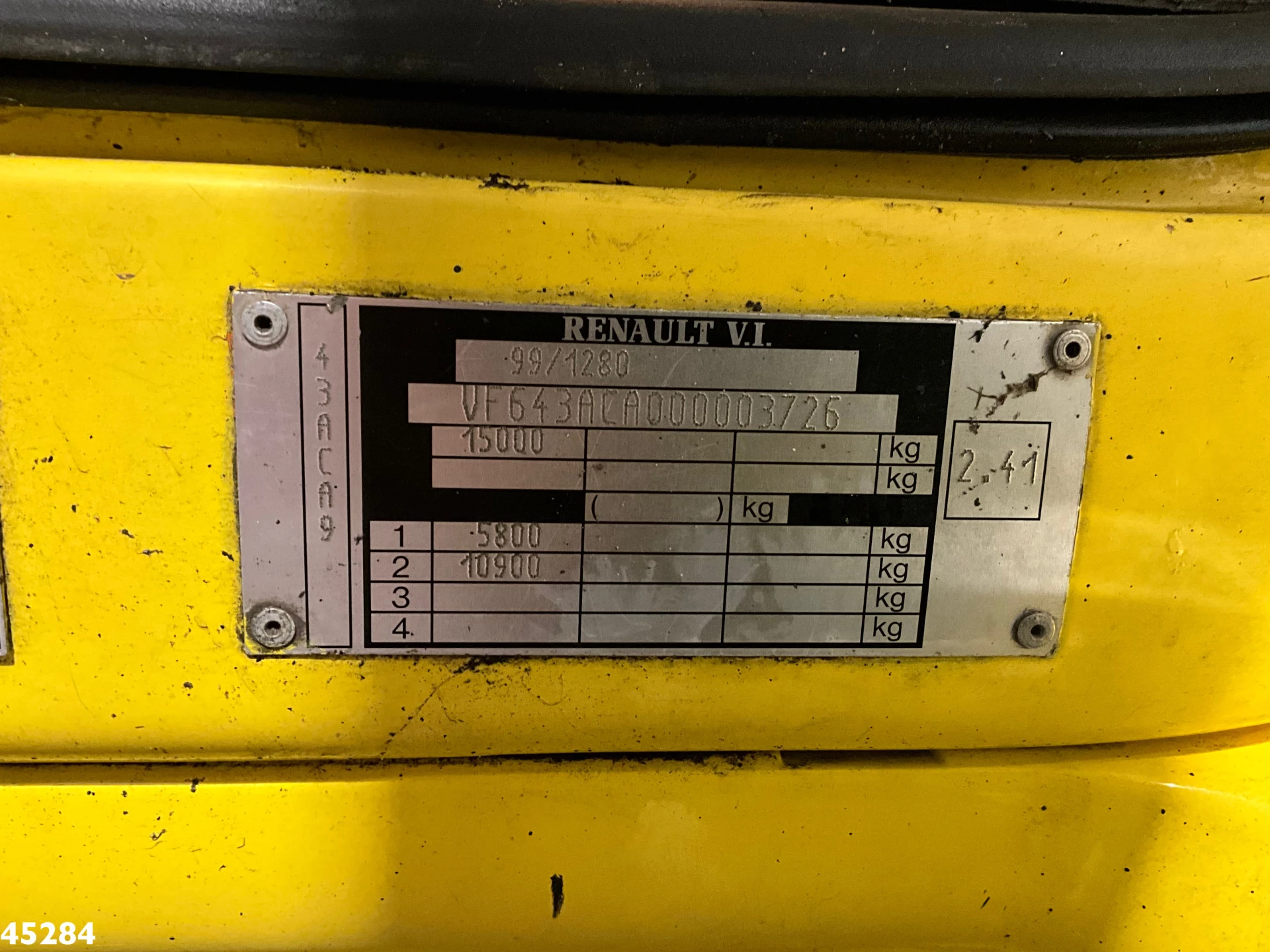 Renault Midlum 210.15 Kolkenzuiger Just 182.847 km! 2001 изображение 28