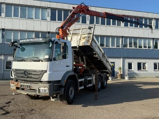 Mercedes-Benz Axor 2633 2008 - 6X4 FULL STEEL TEREX 145.2 + WAF KIPPER image 2