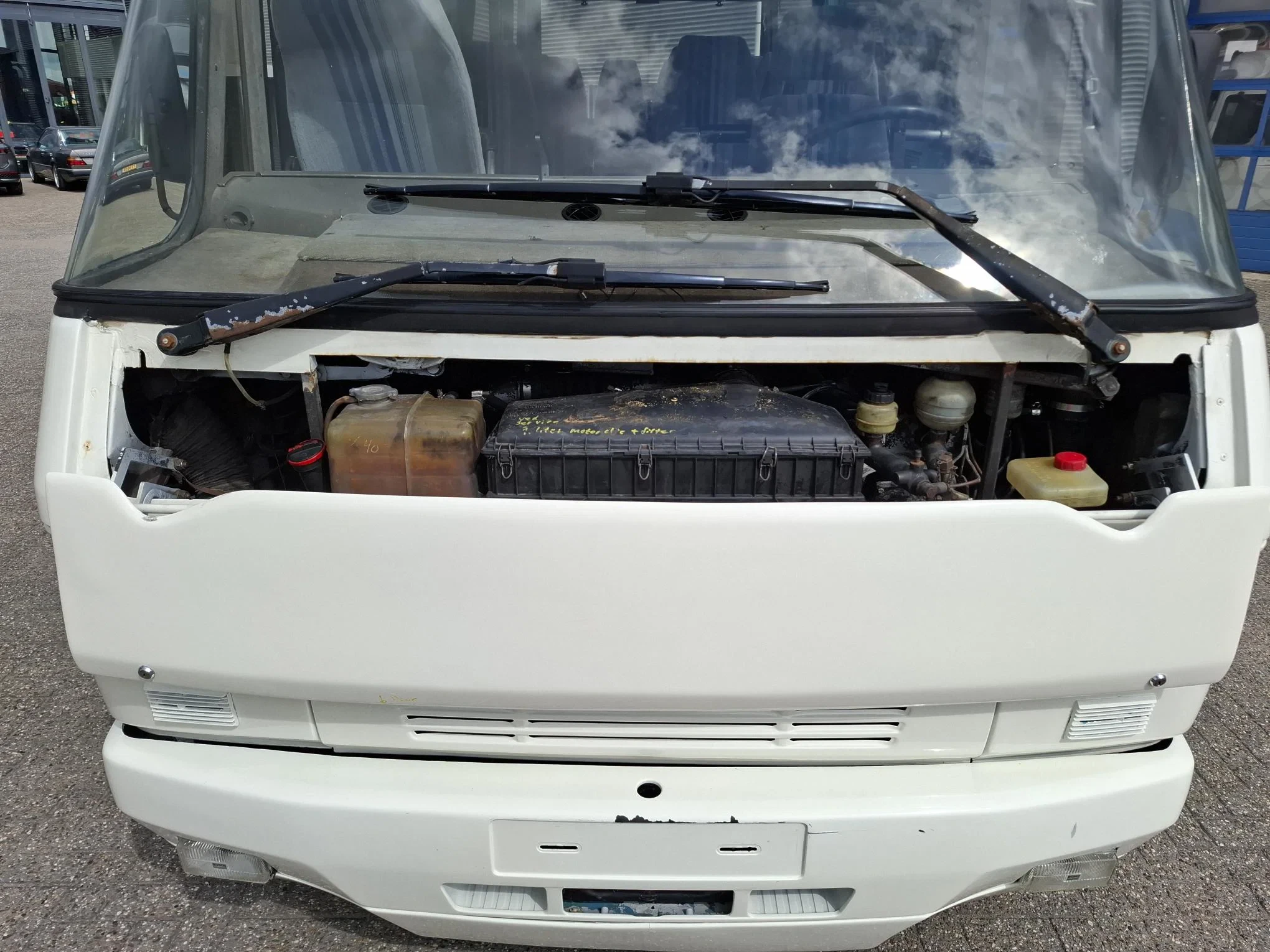 Mercedes-Benz 1991 - 814 D / 317828 KM / 23 PERSONS / FULL-STEEL / PARKHEAT+COOL / DOUBLE AIR REAR / AIRCO / MANUAL / 1991 afbeelding 10