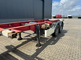 Krone N/A 2009 - 2-axle 20FT chassis / BPW + drumbrakes, / airsuspension / empty weight: 3.180kg / 2x available image 9