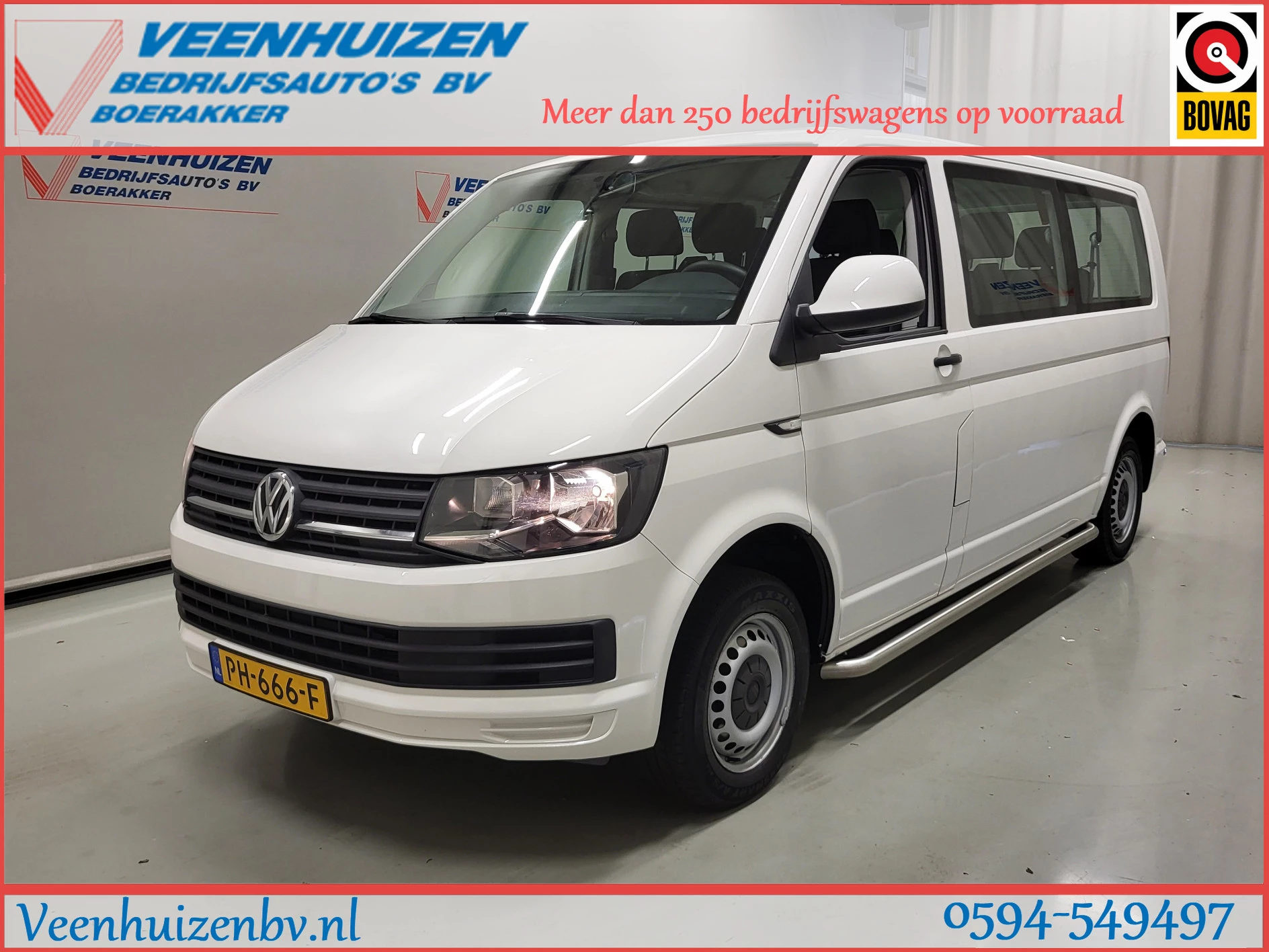 Volkswagen Transporter 2017 - Kombi 2.0TSI 9-Personenbus - Excl. BTW / BPM vrij Benzine! obrázek 1