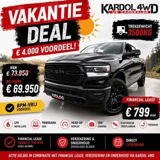 Dodge Ram 1500 2024 - VAKANTIE DEAL €4.000 VOORDEEL | LPG | PANO | HUD | 360 CAM obrazek 1