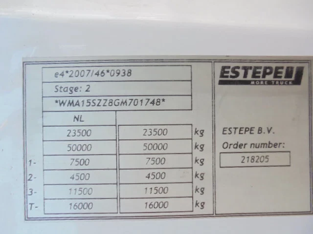 MAN TGS 2016 - 6X2 1 CYLINDER NOT OK afbeelding 17