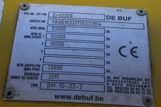 DE BUF N/A 2011 - MIXER/MALAXEUR/MISCHER-10M3 (gestuurd/gelenkt/dir./steering) image 7