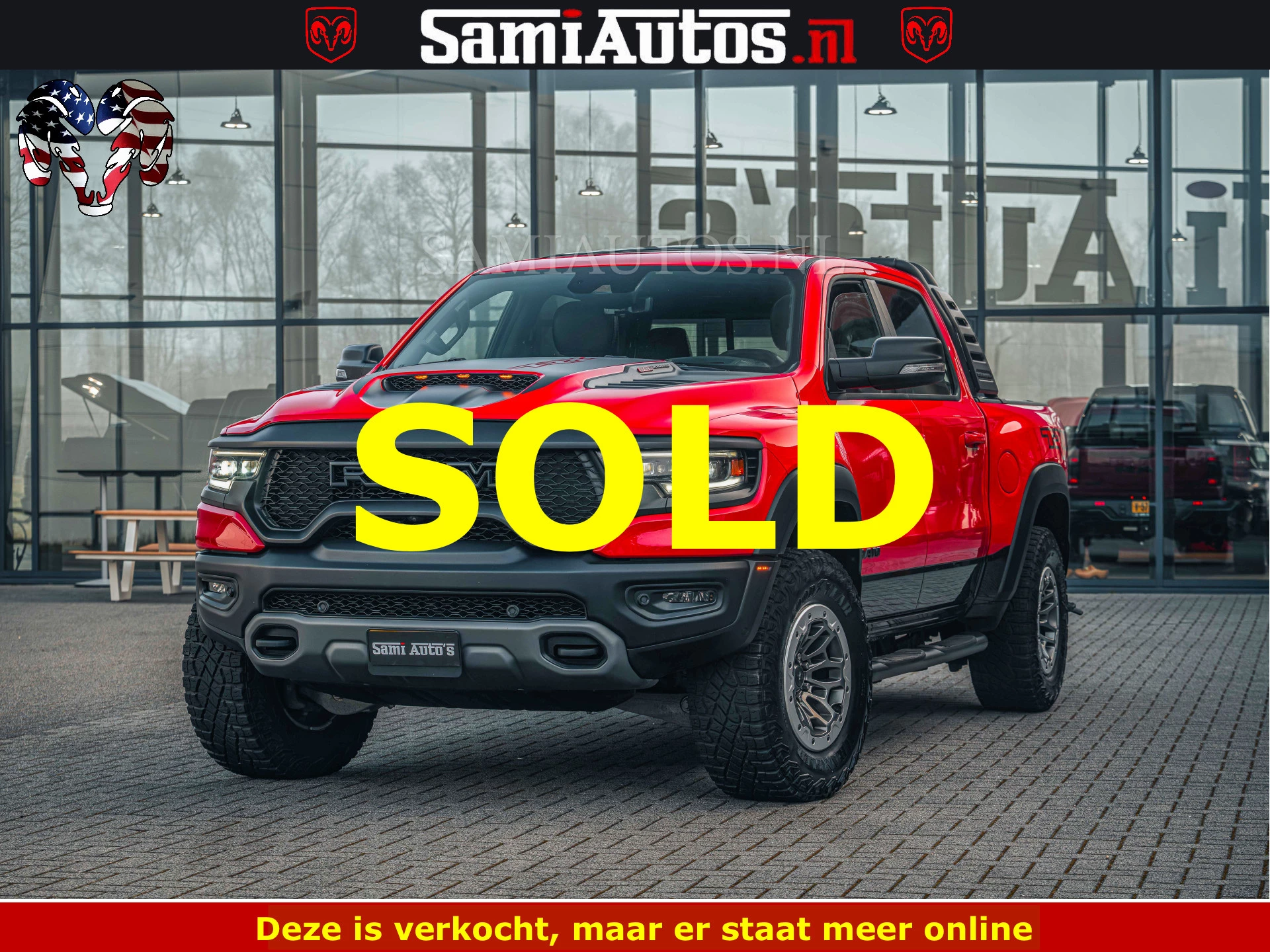 Dodge Ram Pick-Up 2023 - TRX HELLCAT | 6.2 V8 702PK | FLAME RED | BOM VOL | CARBON | RAMBAR | HUD | LPG | BEAD-LOCK WHEELS | immagine 104